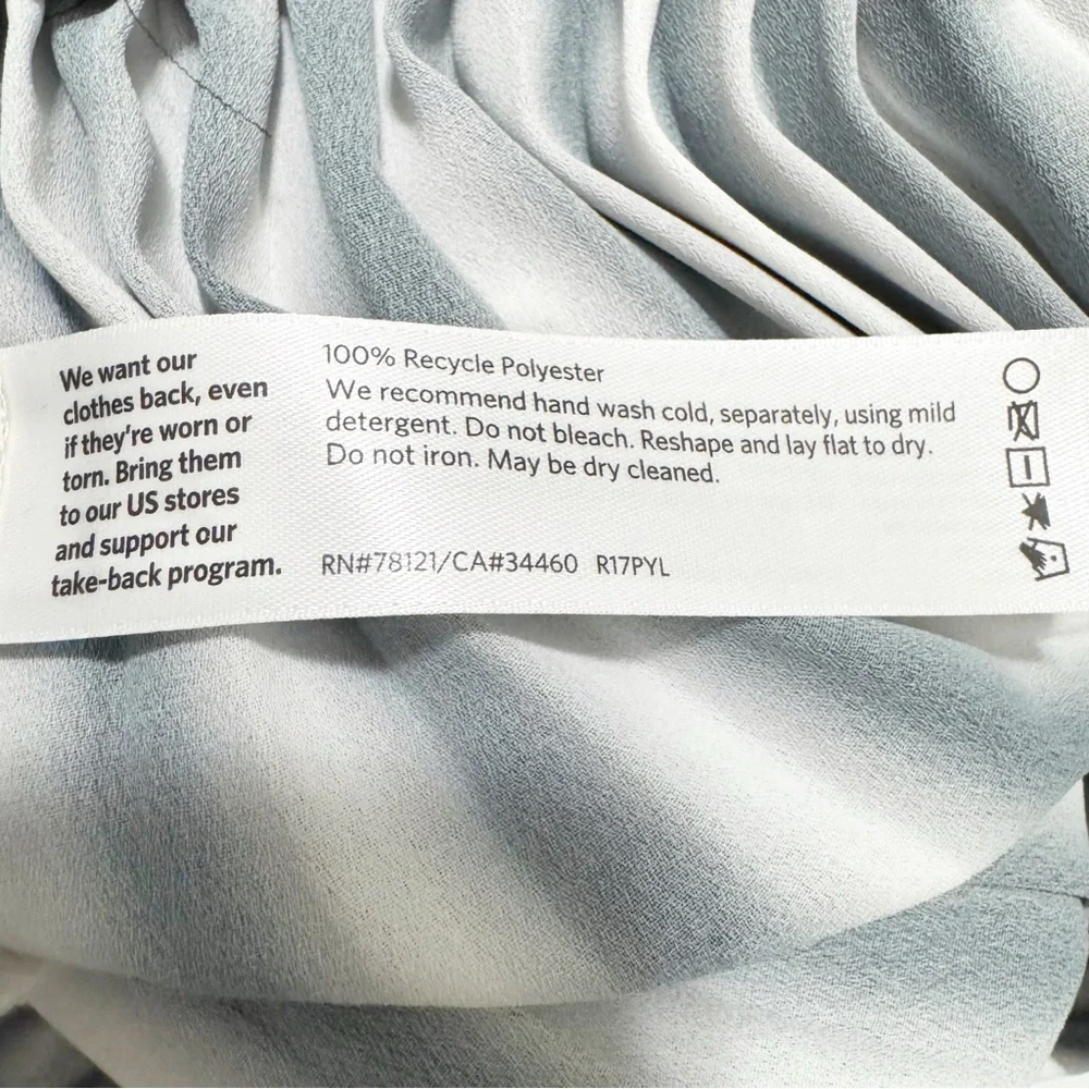 NWT Eileen Fisher Pleated Ombre Skirt Small NWT